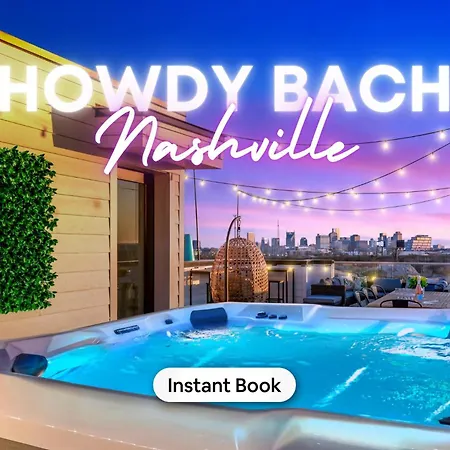 Downtown Nashville Hot Tub Game Room Karaoke